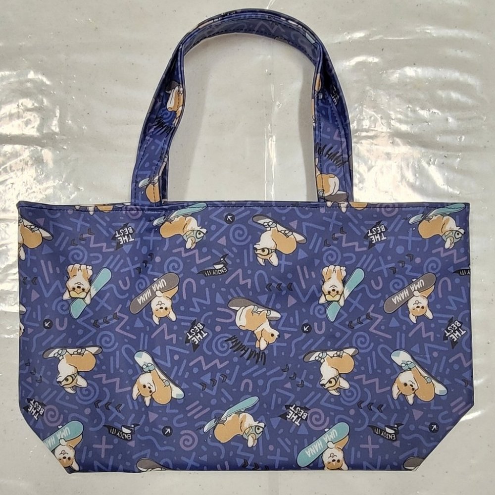 Waterproof Corgi Small Tote Handbag Purse - Picture 6 of 10
